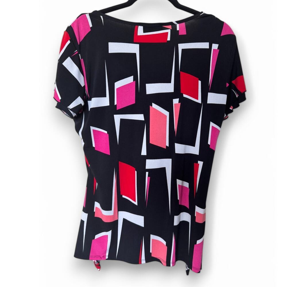 Geometric Print Blouse - Size L - Picture 2 of 5